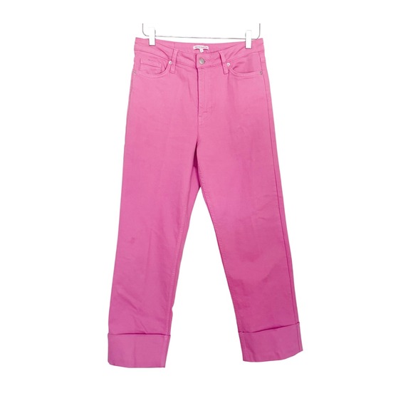 Frances Valentine Smarty Cuffed Jeans Pink Size 6 - Picture 15 of 15